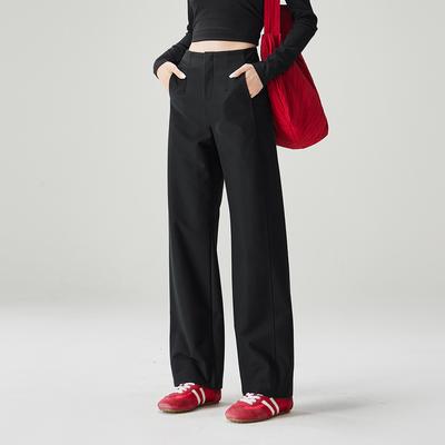 Elastic Sports and Casual Wide Leg Pants for Women