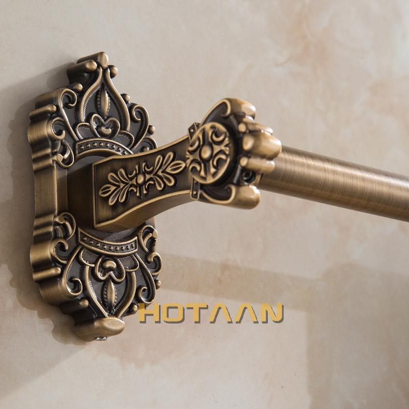 . (24",60cm)Single Towel Bar/Towel Holder,Solid Aluminium,Antique Brass Finish,Wall Mounted Bathroom accessories