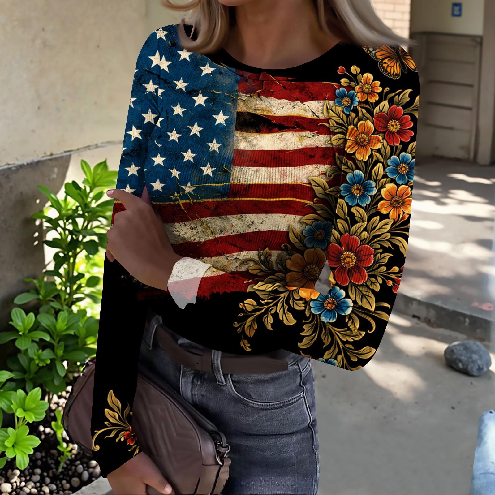 

Женская зимняя облегающая футболка, модная повседневная, с принтом, с круглым вырезом, пуловер, топ с длинным рукавом M чёрный