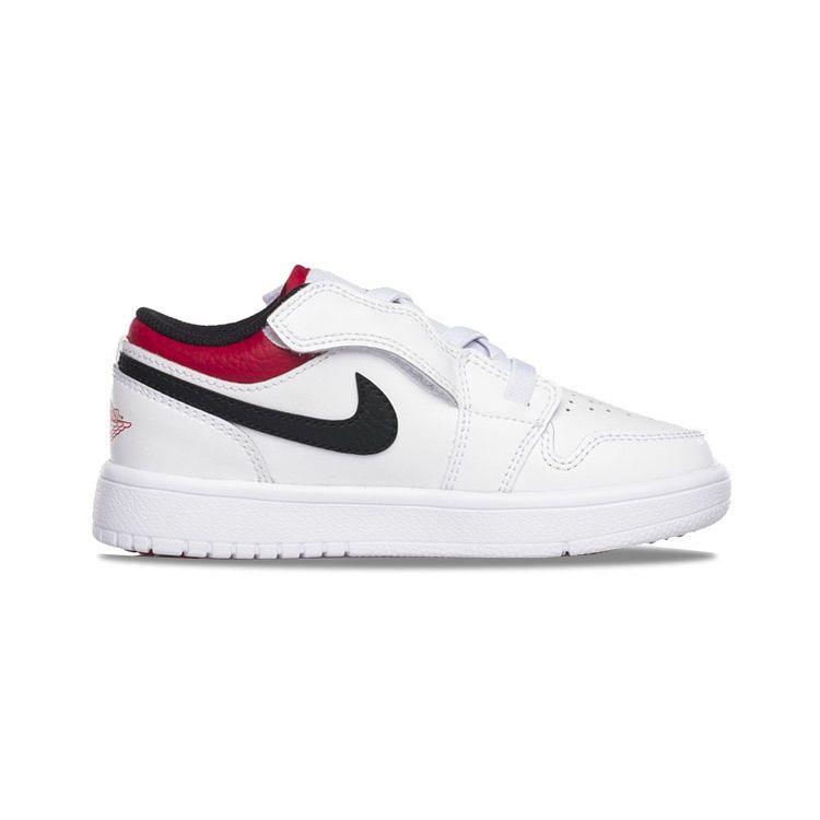Air Jordan 1 Low ALT PS White Gym Red Kids Sneakers Black BQ6066-118