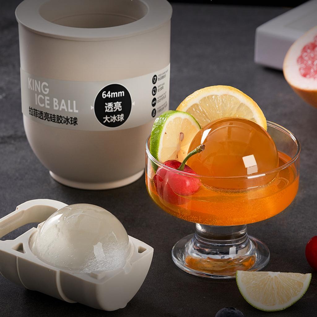 Velká silikonová forma na výrobu ledových koulí Všestranná forma na ledové koule Kulaté formy na výrobu ledu Pro výrobu dokonalých ledových koulí