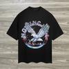 Top Rh Trendy Brand Ude Summer New Crown Flag High Street Vintage Cotton Round Neck ShortSleeved TShirt For Unisex And Unisex