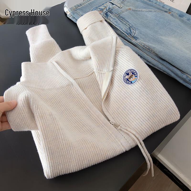 

Женский кардиган в рубчик с шалевым воротником One Size