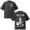 Vintage Washed Anime Attack On Titan Mikasa Ackerman Eren Jaeger T Shirts Men Women Clothing Cotton Oversized T-shirts Lightweight Breathable Clothes