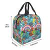 Die erstaunliche Welt von Gumball Isolierte Lunchtasche für Damen Kinder Tragbar Lebensmittelboxen Thermische Lunchbox Tragetasche