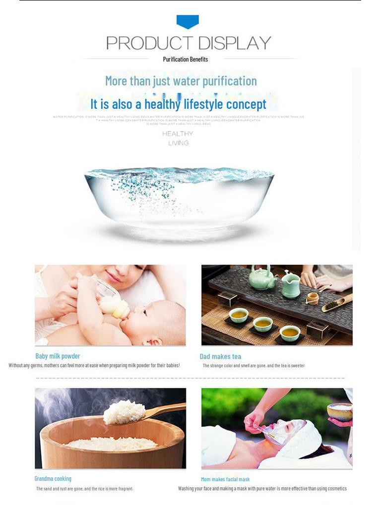 Çift Musluklu Su Arıtma Cihazı - Ön Filtre Elemanlı Mutfak Aleti