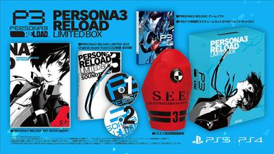 PERSONA3 RELOAD RIBOTAS LEIDIMAS P4GBGM Rinkinys Oficiali Kovinė Uniforma Apyrankė PERSONA3 RELOAD Menų Knyga PERSONA3 RELOAD Originalus Garso Takelis P4G Yasogami Aukštoji Mokykla