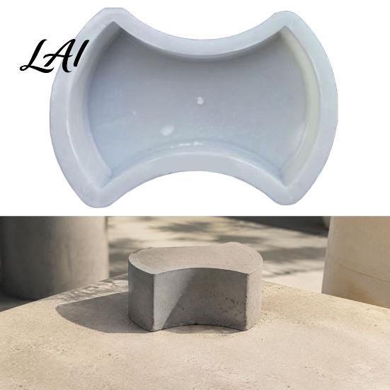 Handgefertigte Wegplatten Garten Trittstein Form Wiederverwendbar Beton Personalisierte Dekoration DIY Zement Pflasterform für Terrasse Hinterhof Gehweg