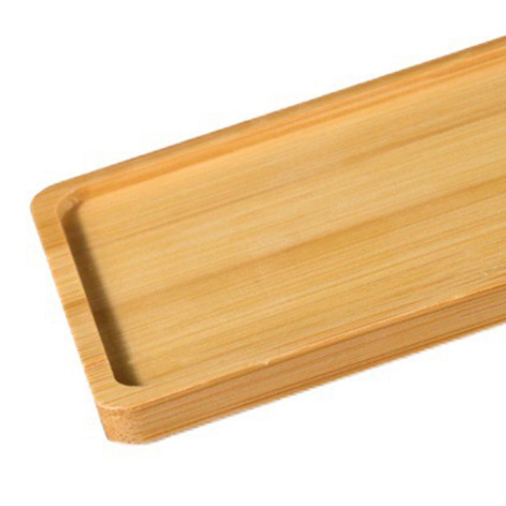 Wooden Coaster for Drinks Natural Rectangular Retro Insulated Coaster Cup Mat for Tabletop
