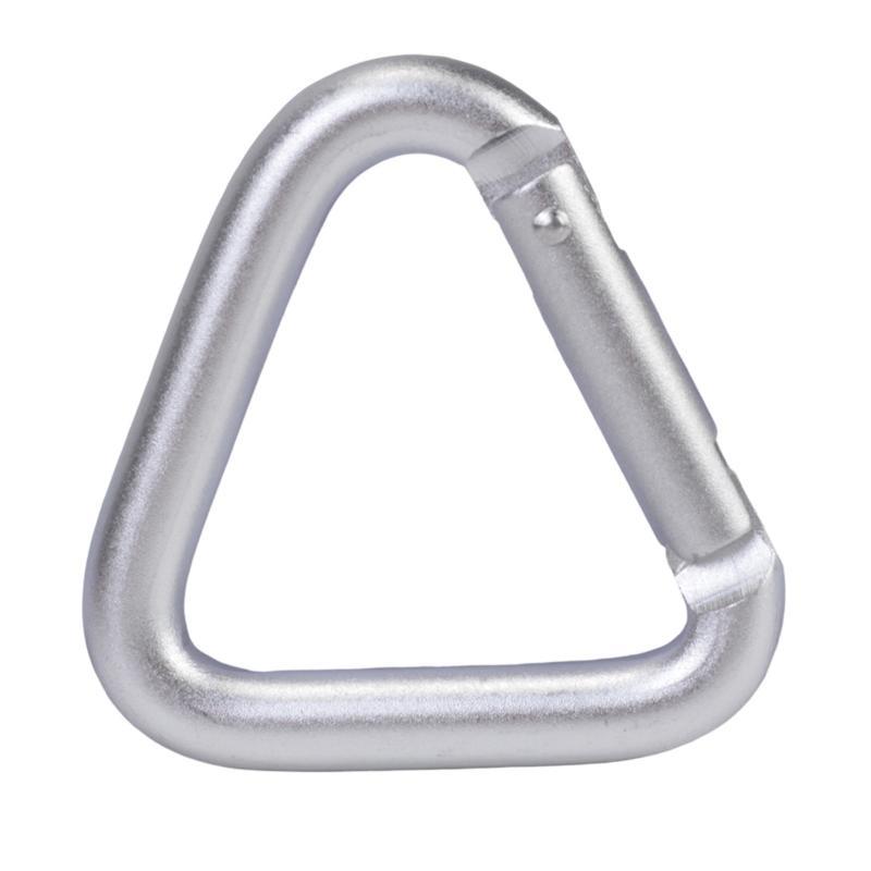 1pz Moschettone Triangolare Campeggio all'Aperto Escursionismo Portachiavi Clip a Scatto Gancio Fibbia Bollitore Moschettone Accessori Sportivi all'Aperto