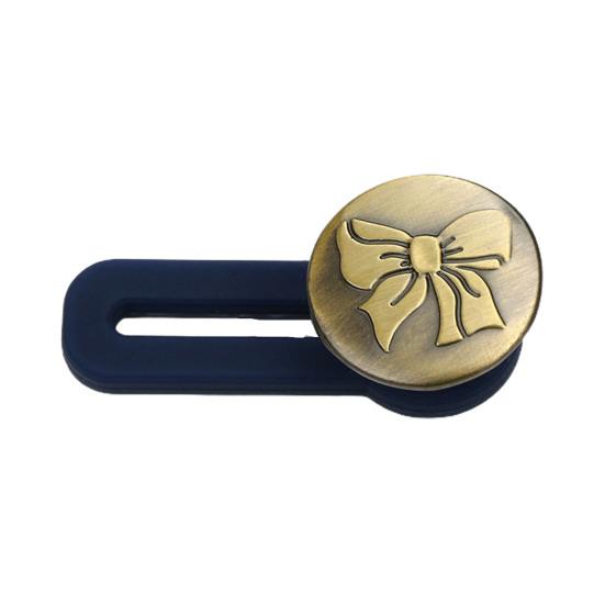 Retractable Jeans Buttons Extender Punch Free Recyclable Waistband Extender Buckle Garment Accessories for Women Men