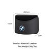 Car Sticker 2025 Hot Car Door Storage Box PU Leather Auto Seat Back Hanging Trash Can Bin Accessories For BMW E46 E90 E60 F30 F1