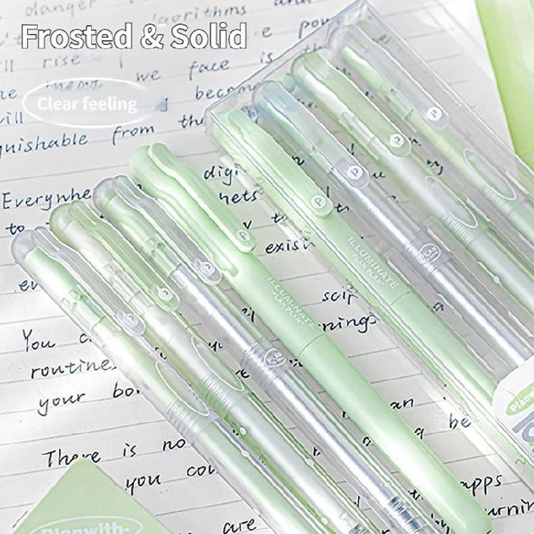 4Pcs Plastic Retractable Gel Pen 0.5MM Fine Point Gel Inks Pen Quick Dry Black Inks for Daily Journaling Note Taking