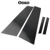 4Pcs Gloss Black Pillar Post Fit For MERCEDES CLS C219 2006 2007 2008 2009 2010 2011 Door Side Window Decor Cover Accessories