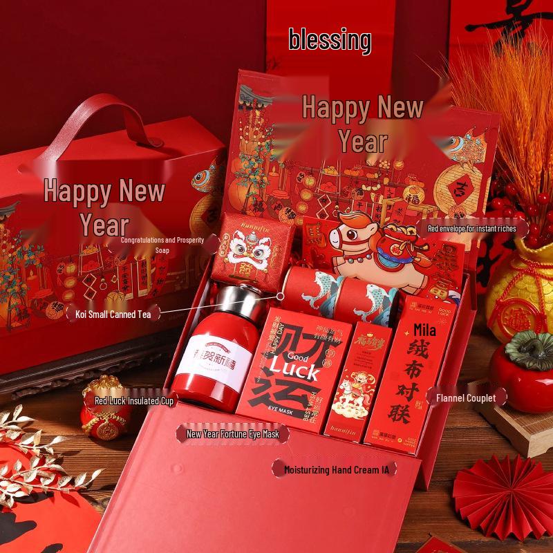 2026 Jahr des Pferdes Firmen-Neujahrs-Souvenir-Geschenk für Mitarbeiter: Individuelles praktisches Frühlingsfest-Souvenir