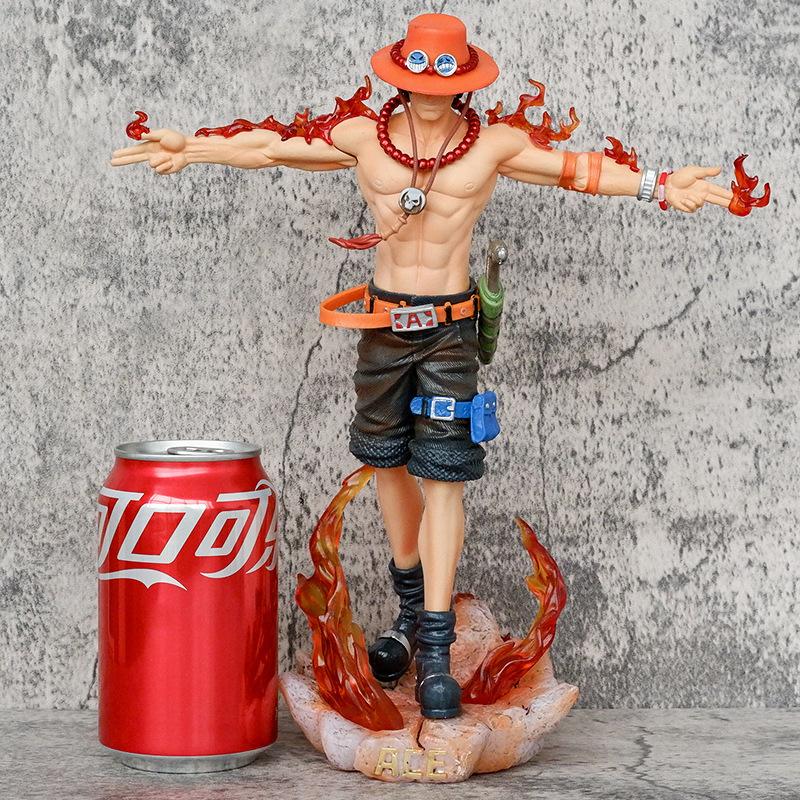One Piece spread arm Cross Ace hand-made Anime model