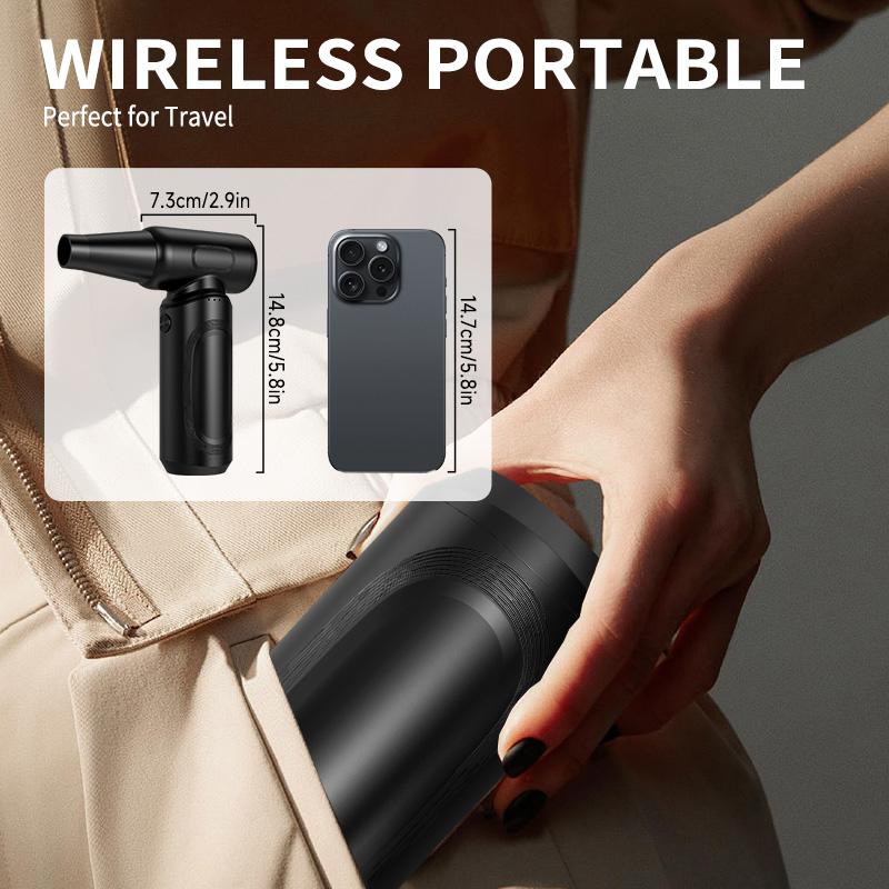 2026 New Portable Dust Blower, with A 6000 MAh Battery Providing Strong Airflow, Suitable for Cleaning Dust From Computers and Keyboards