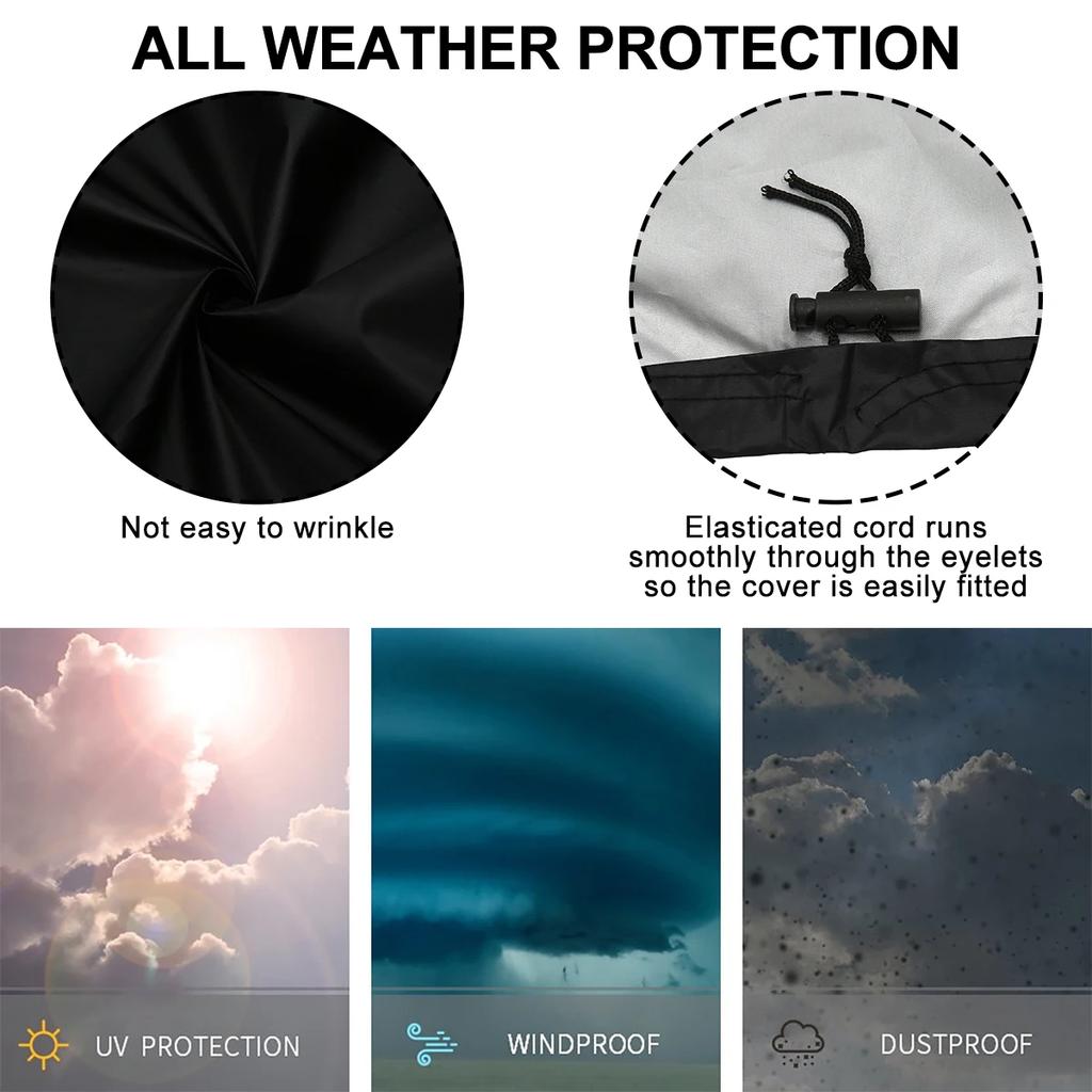 Abdeckung für Mobilitätsroller, wasserdicht, für Rollstuhl, Aufbewahrung, 190D Oxford-Gewebe, Regenschutz, staubdicht, für Fahrräder und Motorräder