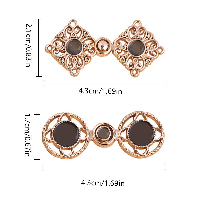 1Pc Scarf Clasp DIY Jeans Waist Button Sewing Hanfu Buckle Reduce Waist Chinese Knot Buttons Retro Women Fashion
