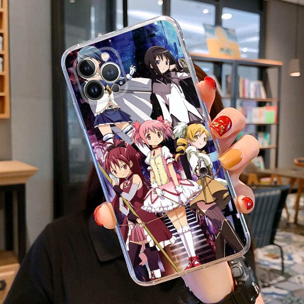 Puella Magi Madoka Magica Phone Case For iPhone 15 14 11 12 13 Mini Pro XS Max Cover 6 7 8 Plus X XR SE 2020 Funda Shell