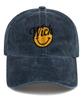 Wig Smile Stonewashed Ball Cap - Navy