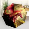 Dragon Fantasy- Automatic Umbrella,Suitable for Men and Women, Outdoor Accessories, Suitable for Birthdays 0996b