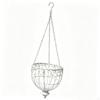 Decorative Hanging Planter, Wire Plant Basket, Ideal for Indoors, Country Houses, Patios, Gardens