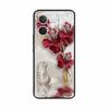 For Oppo A5 Pro 5G Case Printed Flower Soft Liquid Silicone Shell Back Cover For OPPO A5 Pro 5G Global Cover for OPPOA5Pro Cases