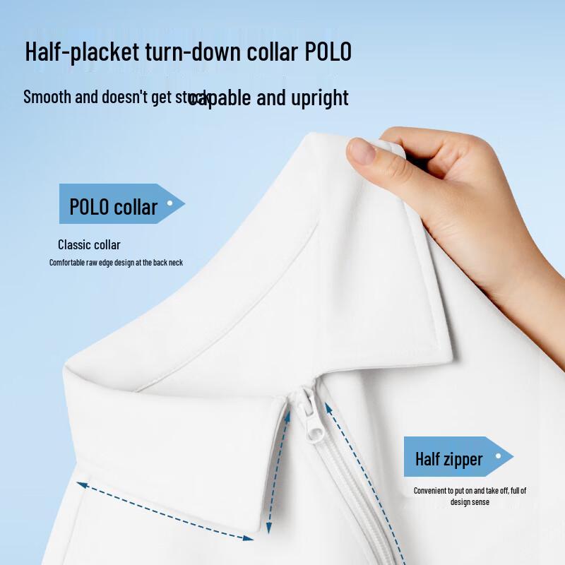 MINISO Men's Quick-Dry Sun Protection Polo Shirt