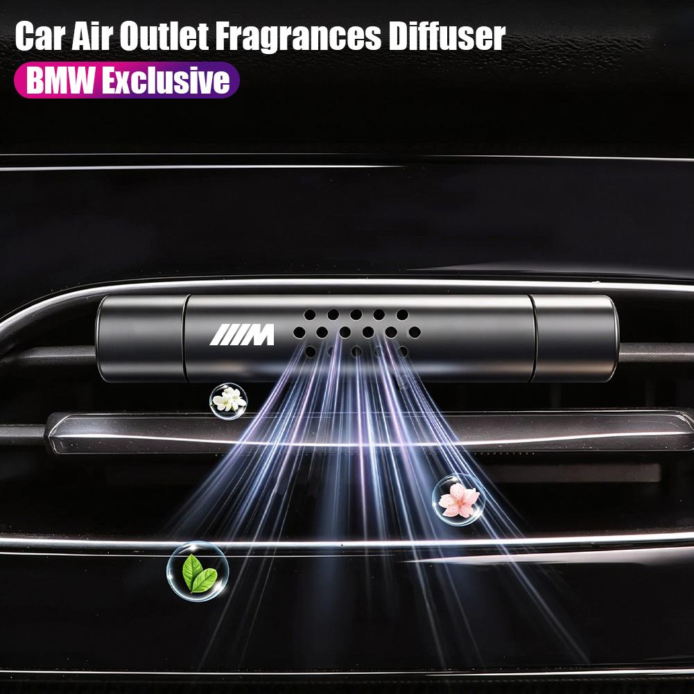 For BMW M E46 E90 E60 Car Vent Fragrance Diffuser Perfume Air Cleaner Interior Accessories For BMW E90 G80 M3 G30 M5 F82 F83 F20 F21 G42 F95 F96 G06 M