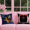 Band The S-Smashing P-Pumpkins Cushion Cover Reversible Plush Pillow Cover For Car Sofa Bedroom Decorative Gift Pillowcase
