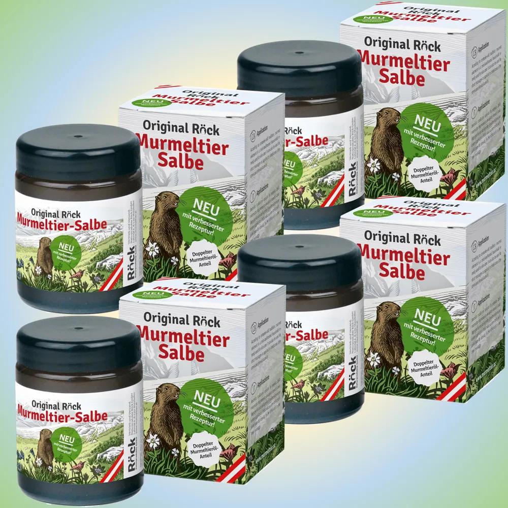 Austrian Marmot Ointment 100ml x4 Oil Cream Mole National Ointment