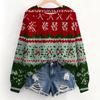 FZW-YT01-Pullover Crew Neck 3D Printed Sweater