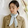 Polka Dot Long Silk Scarf Retro Scarf Headband Trendy Thin Scarf Decoration Neckband  for Women
