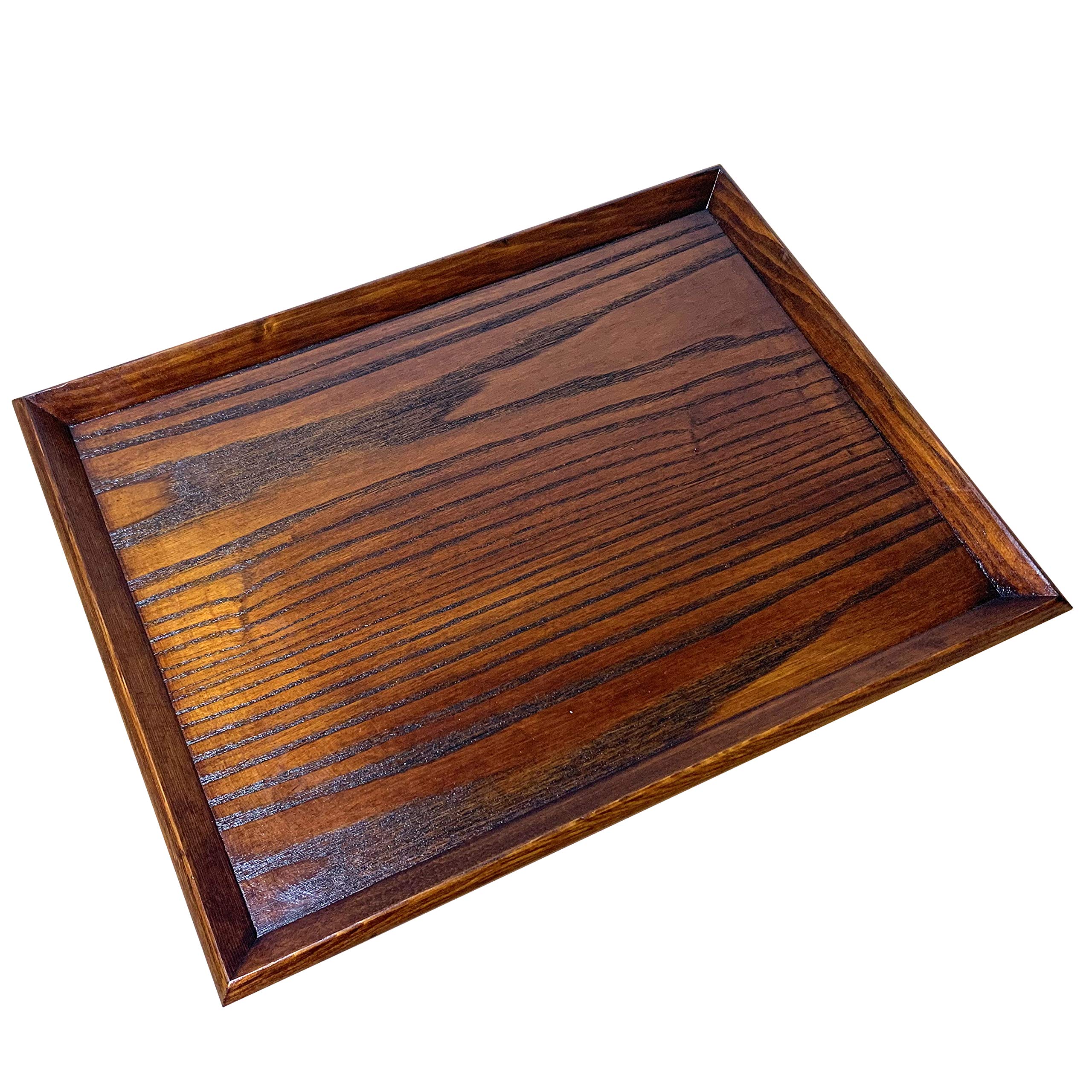 

kicoriya Wooden Tray, Placemat, Rectangular, Wood Grain (40x30cm)