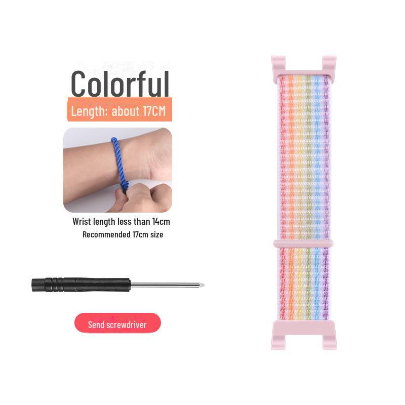 Compatible Nylon Loop Strap for Xiaomi Mi Rabbit 6/6X Kids' Phone Watch
