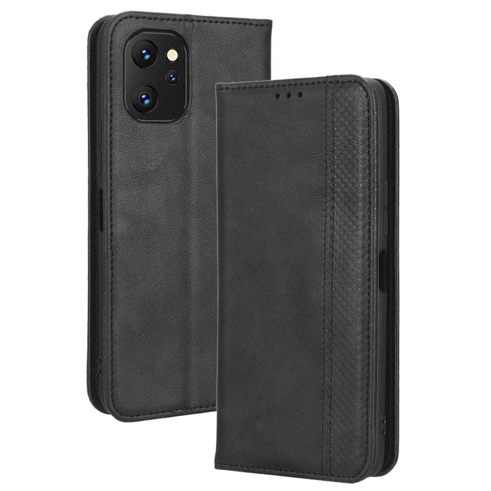 COQUE Custodia Flip Cover Per OnePlus 13R 5G - Pelle Premium Con Protezione RFID E Slot Per Schede, Nero