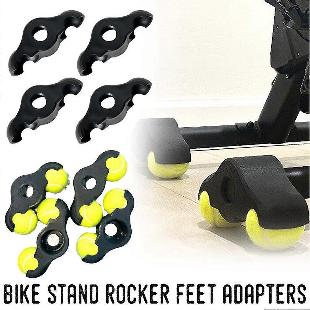 4 Pack Indoor Cycling Snap Rocker Feet Adapters,for Bike Resistance