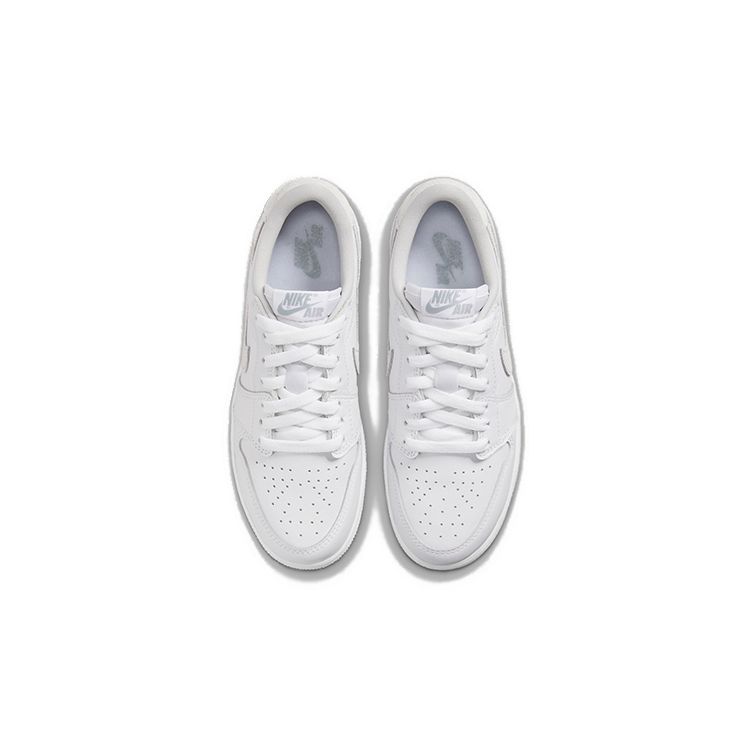 Air Jordan 1 Retro Low OG GS Neutral Grey 2021 Kids Sneakers White Particle-Grey CZ0858-100