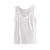 Women's Racerback Camisole with Wide Straps - Sleeveless Top for Spring/Summer 2026, Armpit Coverage