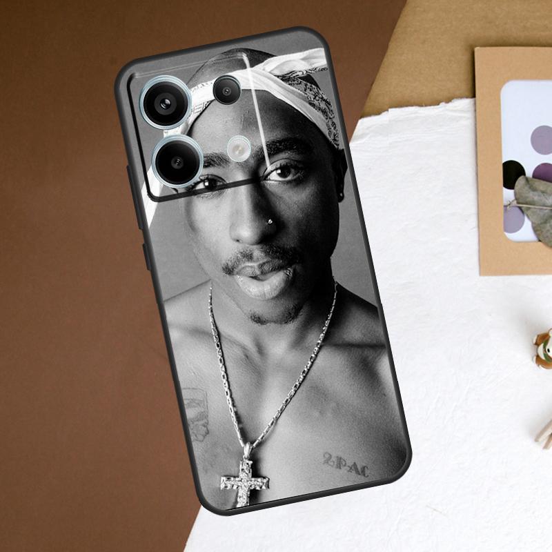 

2pac Tupac Корона 2 Pac Чехол Для Xiaomi Redmi Note 13 11 9 10 12 Pro Plus 9S 10S 11S 12S Redmi 13C 9C 10C 12C Чехол Redmi Note 12S