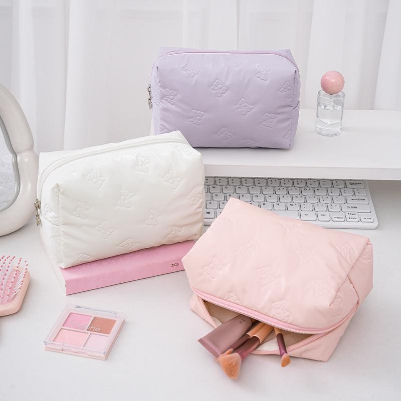 Octagonal Butterfly Makeup Bag: Large, Versatile, and Portable with Zipper