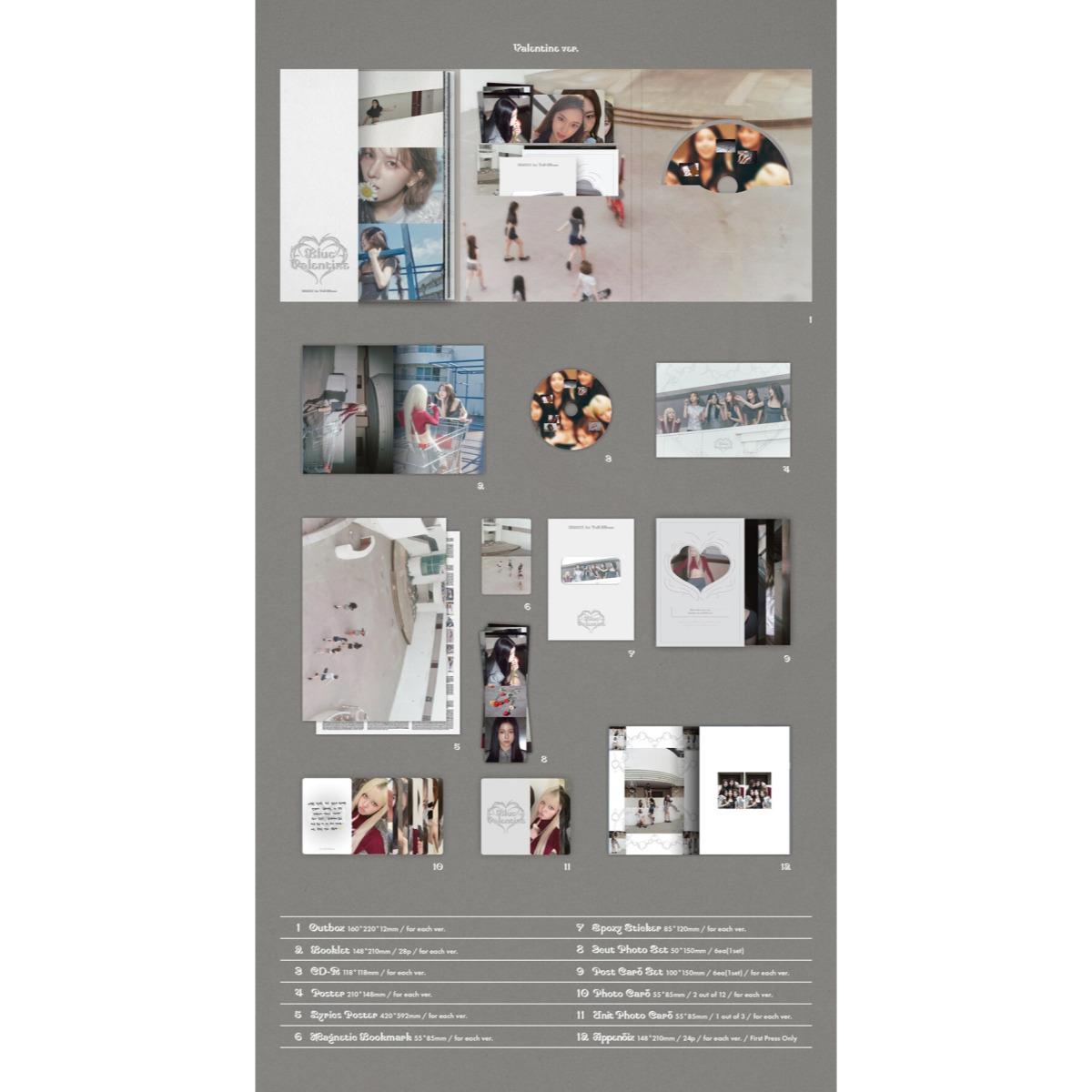 

NMIXX - Blue Valentine / 1-й полноформатный альбом Valentine ver.