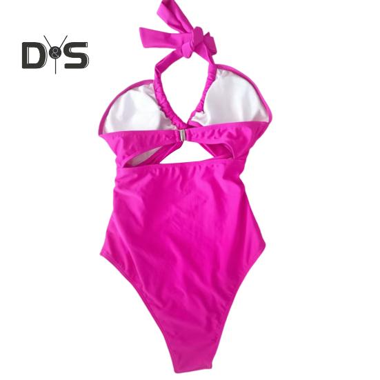 Women Monikni Sexy Suspender One-Piece Bikini Slim Fit Padded No Underwire Swimsuit Beach Sports Wear