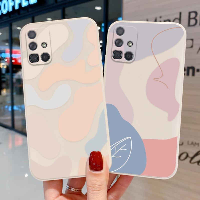 Pouzdro pro Samsung A51 A71 A32 A52 A50 A12 A31 A30S A50S A21S kryt Samsung Galaxy S21 S22 Ultra Plus Coque A 32 12 A52S A33 Etui