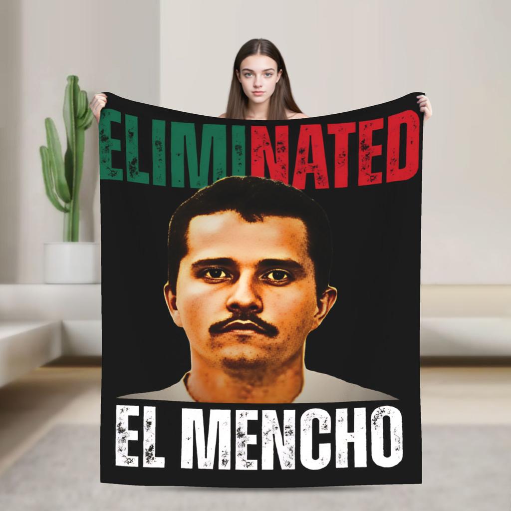 El Mencho Blankets Fleece Summer Air Conditioning Breathable Super Warm Throw Blanket for Bedding Travel Rug Piece