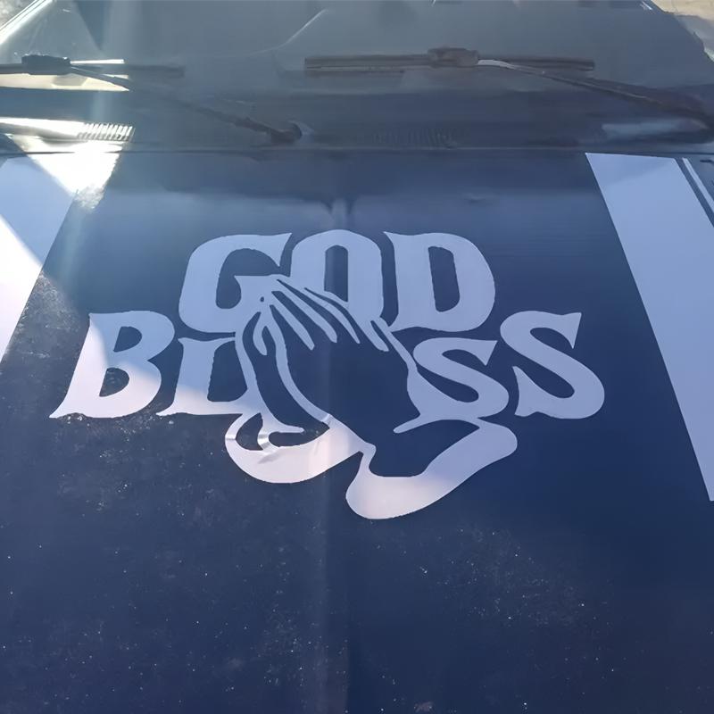 Prayer Jesus Faith Decals & Bumper Creative&funny Stickers for Cartoon Fans&lover,high Quality for Car Trucks Motorcycles