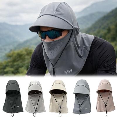 UV Protection Sunscreen Hat Neck&Face Protection Sun Hat Cycling Hood  for Cycling Fishing Sports