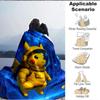 1pc Pikachu Astronaut Blanket Lightweight Flannel Blanket Throw Blanket For Sofa, Bed, Travel, Camping, Livingroom, Office, Couch