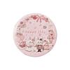 Round Candy Box Three-dimensional Pattern Biscuit Storage Box Earphone Container Tin Box  Wedding
